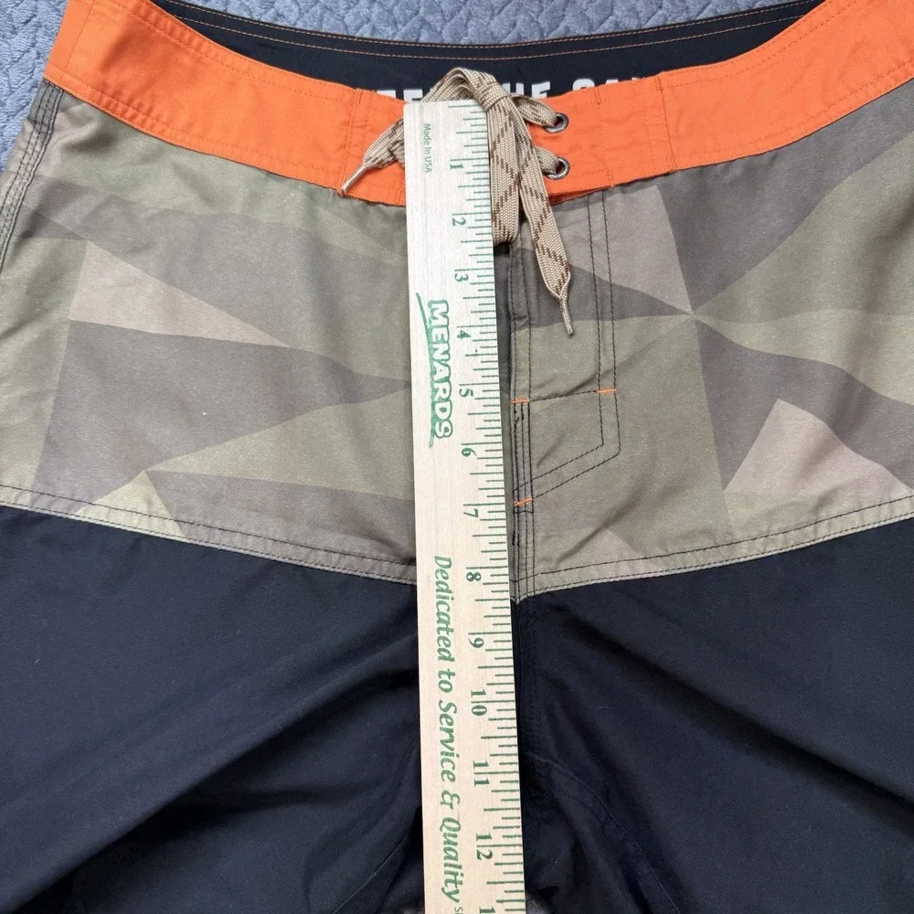 Howler Brothers x Chaco Board Shorts Size 32 Geometric Camo Trunks Surf‎ Swim